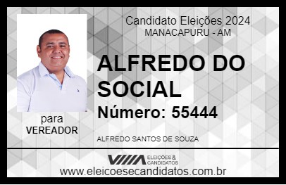 Candidato ALFREDO DO SOCIAL 2024 - MANACAPURU - Eleições