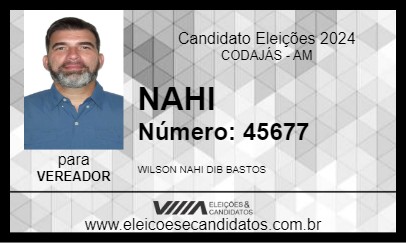 Candidato NAHI 2024 - CODAJÁS - Eleições