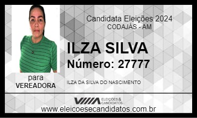 Candidato ILZA SILVA 2024 - CODAJÁS - Eleições