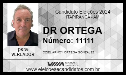 Candidato DR ORTEGA 2024 - ITAPIRANGA - Eleições