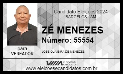 Candidato ZÉ MENEZES 2024 - BARCELOS - Eleições