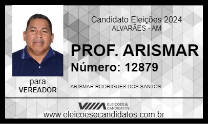 Candidato PROF. ARISMAR 2024 - ALVARÃES - Eleições