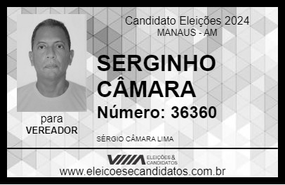 Candidato SERGINHO CÂMARA 2024 - MANAUS - Eleições