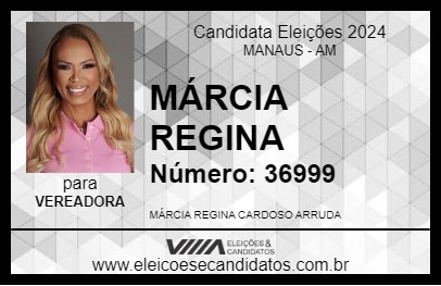 Candidato MÁRCIA REGINA 2024 - MANAUS - Eleições