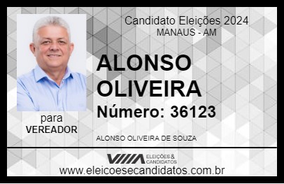 Candidato ALONSO OLIVEIRA 2024 - MANAUS - Eleições