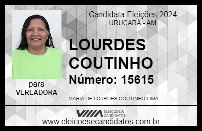 Candidato LOURDES COUTINHO 2024 - URUCARÁ - Eleições