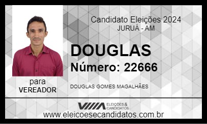 Candidato DOUGLAS  2024 - JURUÁ - Eleições