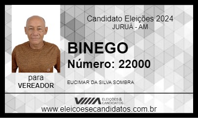 Candidato BINEGO 2024 - JURUÁ - Eleições