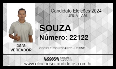 Candidato SOUZA 2024 - JURUÁ - Eleições