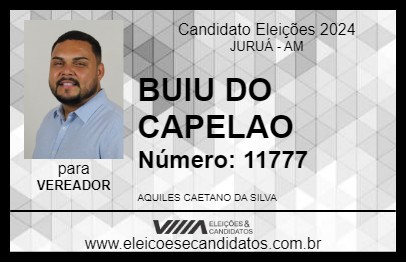 Candidato BUIU DO CAPELAO 2024 - JURUÁ - Eleições