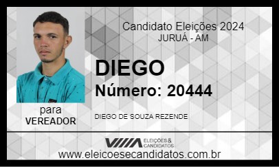 Candidato DIEGO 2024 - JURUÁ - Eleições