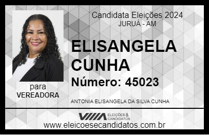 Candidato ELISANGELA CUNHA 2024 - JURUÁ - Eleições