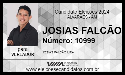 Candidato JOSIAS FALCÃO 2024 - ALVARÃES - Eleições