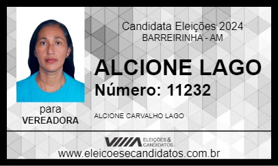 Candidato ALCIONE  LAGO 2024 - BARREIRINHA - Eleições