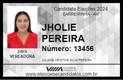 Candidato JHOLIE PEREIRA 2024 - BARREIRINHA - Eleições