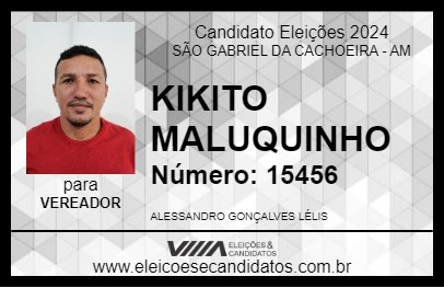 Candidato KIKITO MALUQUINHO 2024 - SÃO GABRIEL DA CACHOEIRA - Eleições