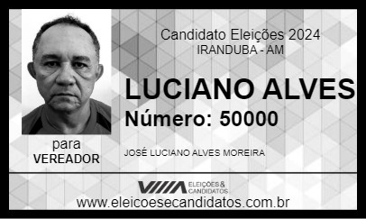 Candidato LUCIANO ALVES 2024 - IRANDUBA - Eleições