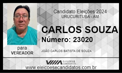 Candidato CARLOS SOUZA 2024 - URUCURITUBA - Eleições