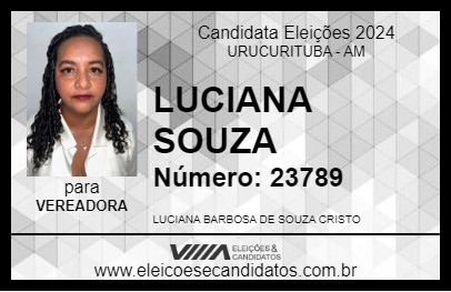 Candidato LUCIANA SOUZA 2024 - URUCURITUBA - Eleições