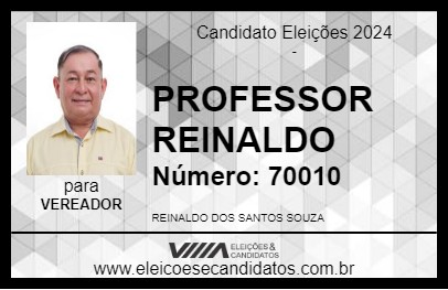 Candidato PROFESSOR REINALDO 2024 - ITACOATIARA - Eleições