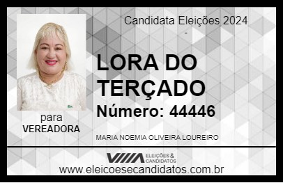 Candidato LORA DO TERÇADO 2024 - ITACOATIARA - Eleições