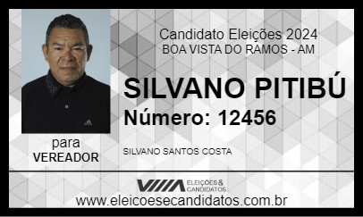 Candidato SILVANO PITIBÚ 2024 - BOA VISTA DO RAMOS - Eleições