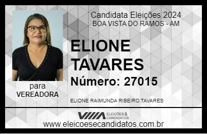 Candidato ELIONE TAVARES 2024 - BOA VISTA DO RAMOS - Eleições