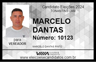 Candidato MARCELO DANTAS 2024 - TONANTINS - Eleições