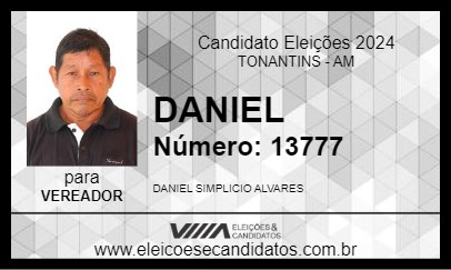 Candidato DANIEL 2024 - TONANTINS - Eleições