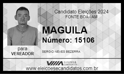 Candidato MAGUILA 2024 - FONTE BOA - Eleições