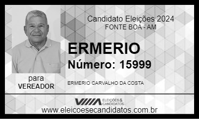 Candidato ERMERIO 2024 - FONTE BOA - Eleições