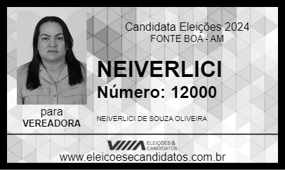 Candidato NEIVERLICI 2024 - FONTE BOA - Eleições