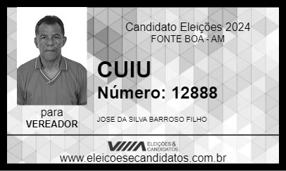 Candidato CUIU 2024 - FONTE BOA - Eleições