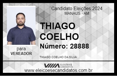 Candidato THIAGO COELHO 2024 - MANAUS - Eleições