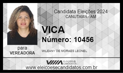 Candidato VICA 2024 - CANUTAMA - Eleições