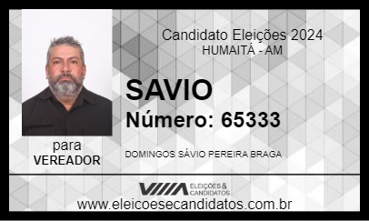 Candidato SAVIO 2024 - HUMAITÁ - Eleições