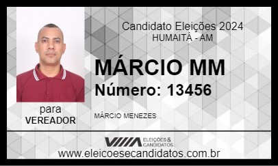 Candidato MÁRCIO MM 2024 - HUMAITÁ - Eleições