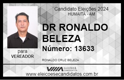 Candidato DR RONALDO BELEZA 2024 - HUMAITÁ - Eleições