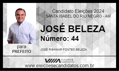 Candidato JOSÉ BELEZA 2024 - SANTA ISABEL DO RIO NEGRO - Eleições