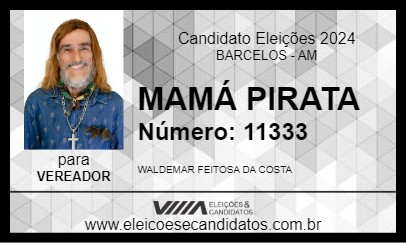 Candidato MAMÁ PIRATA 2024 - BARCELOS - Eleições