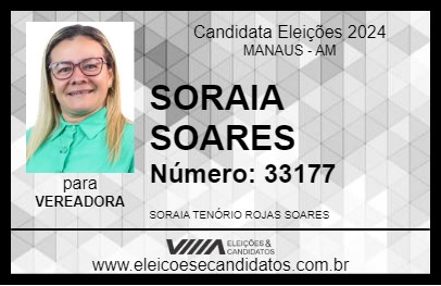 Candidato SORAIA SOARES 2024 - MANAUS - Eleições