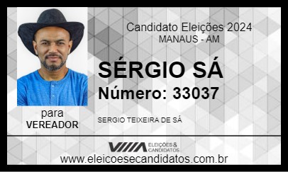 Candidato SÉRGIO SÁ 2024 - MANAUS - Eleições