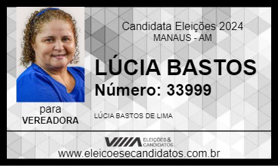 Candidato LÚCIA BASTOS 2024 - MANAUS - Eleições