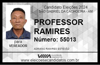 Candidato PROFESSOR RAMIRES 2024 - SÃO GABRIEL DA CACHOEIRA - Eleições