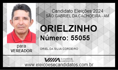 Candidato ORIELZINHO 2024 - SÃO GABRIEL DA CACHOEIRA - Eleições