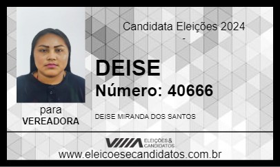 Candidato DEISE  2024 - SÃO GABRIEL DA CACHOEIRA - Eleições