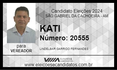 Candidato KATI 2024 - SÃO GABRIEL DA CACHOEIRA - Eleições