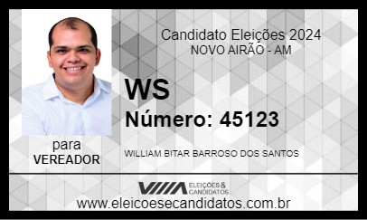 Candidato WS 2024 - NOVO AIRÃO - Eleições