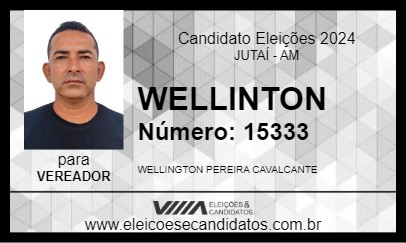 Candidato WELLINTON 2024 - JUTAÍ - Eleições