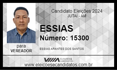 Candidato ESSIAS 2024 - JUTAÍ - Eleições